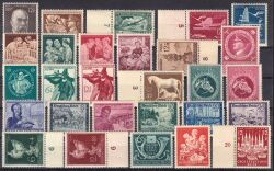 1943/44  versch. Markenausgaben Deutsches Reich