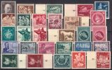 1943/44  versch. Markenausgaben Deutsches Reich