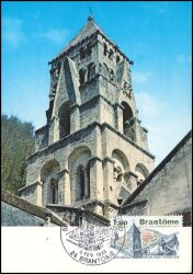 1983  Tourismus: Stadtansicht von Brantome