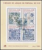 1983  500 Jahre Azulejos in Portugal - Block