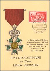 1954  150 Jahre franzsische Ehrenlegion