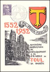 1952  400 Jahre Bindung an Frankreich