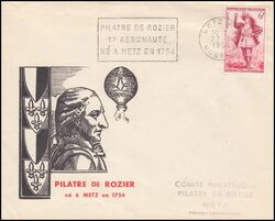 1954  200. Geburtstag von Francois Pilatre de Rozier