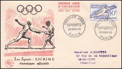 1953  Freimarken: Sport