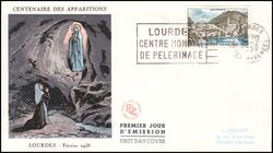 1958  Freimarke: Lanschaften - Lourdes