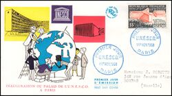 1958  Einweihung des neuen UNESCO-Gebudes