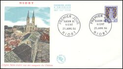 1964  Freimarken: Städtewappen