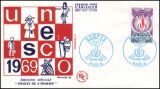 1969  Dienstmarken für die UNESCO - FDC