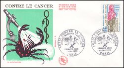 1970  Weltkampftag gegen den Krebs