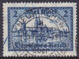 1924  Freimarke: Bauwerke  2 Mark