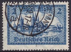 1924  Freimarke: Bauwerke  2 Mark