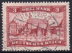 1924  Freimarke: Bauwerke  3 Mark