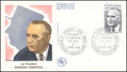 1975  Todestag von Georges Pompidou