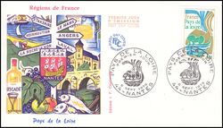 1975  Freimarke: Regionen von Frankreich - Pays de la Loire