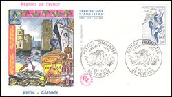 1975  Freimarke: Regionen von Frankreich - Poitou-Charantes