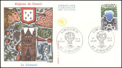 1976  Freimarke: Regionen von Frankreich - Limousin