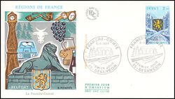 1977  Freimarke: Regionen von Frankreich - Franche-Comte