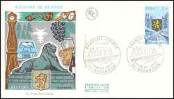 1977  Freimarke: Regionen von Frankreich - Franche-Comte