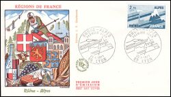 1977  Freimarke: Regionen von Frankreich - Rhone-Alpes