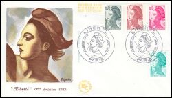 1982  Freimarken: Liberte