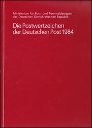 1984  Jahreszusammenstellung der Deutschen Post DDR