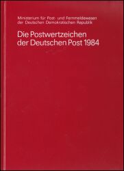 1984  Jahreszusammenstellung der Deutschen Post DDR