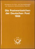 1986  Jahreszusammenstellung der Deutschen Post DDR