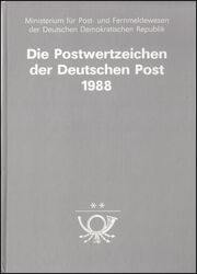 1988  Jahreszusammenstellung der Deutschen Post DDR