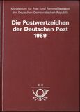 1989  Jahreszusammenstellung der Deutschen Post DDR