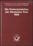 1989  Jahreszusammenstellung der Deutschen Post DDR