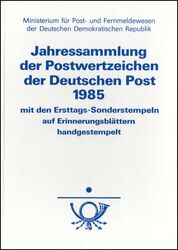 1985  Jahressammlung der Deutschen Post DDR