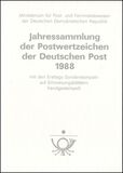 1988  Jahressammlung der Deutschen Post DDR