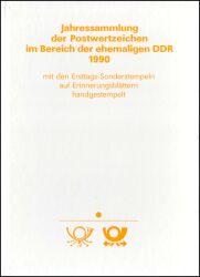 1990  Jahressammlung der Deutschen Post DDR