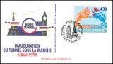 1994  Eröffnung des Eisenbahntunnels