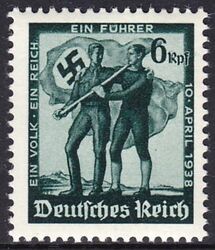 1938  Volksabstimmung in Österreich   ohne Wz.