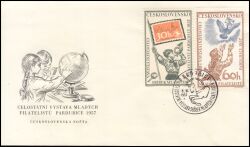 1957  Briefmarkenausstellung PARDUBICE