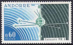 1966  Start des franz. Satelliten FR 1