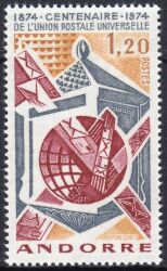 1974  100 Jahre Weltpostverein (UPU)