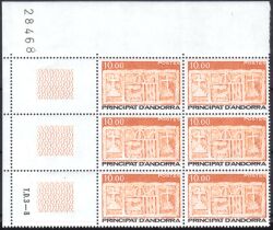 1985  Freimarken: Älteste Wappen von Andorra