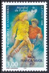 1998  Fußball-Weltmeisterschaft in Frankreich mit Aufdruck