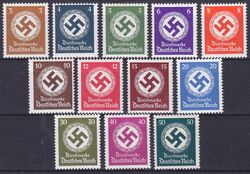 1942/44  Dienstmarken fr Landes- u. Regierungsbehrden