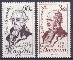 1959  Todestag von Joseph Haydn und Charles Darwin