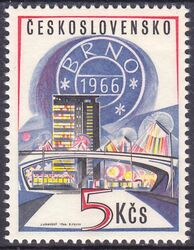 1966  Briefmarkenausstellung Brno 1966