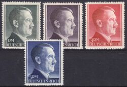 1942  Freimarken: Adolf Hitler mit Perfix-Zähnung