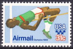 1979  Flugpostmarke: Olympische Sommerspiele 1980