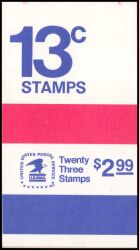 1975  Freimarken: Americana - Markenheftchen