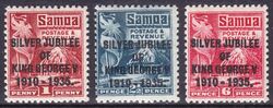 Samoa 1935  Jahrestag der Thronbesteigung von Knig George V.