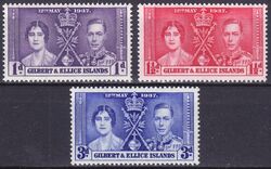 Gilbert-Inseln 1937  Krnung von Knig George VI.