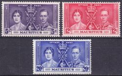 Mauritius 1937  Krnung von Knig George VI.