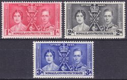 Somaliland 1937  Krnung von Knig George VI.